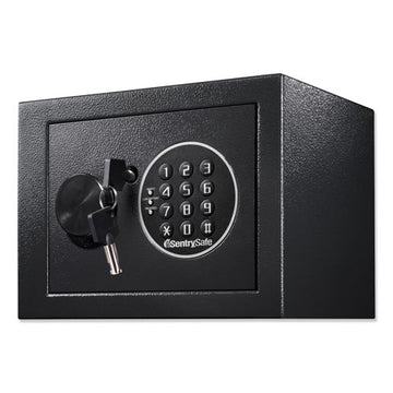 Sentry® Safe Electronic Security Safe, 0.14 Cu Ft, 9w X 6.6d X 6.6h, Black freeshipping - TVN Wholesale